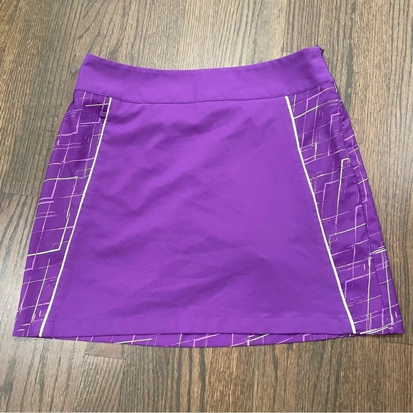Adidas Climacool Athletic Golf Tennis Skort Purple size 4 - Picture 1 of 8